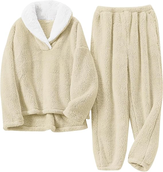 Cozy Plush Winter Pajama Lounge Essentials Set