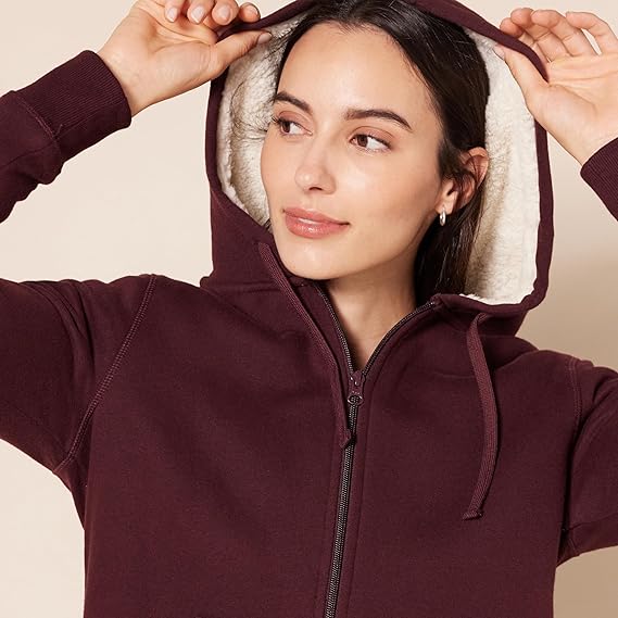 Upgraded Warm Sherpa Lined Hoodie Jacket