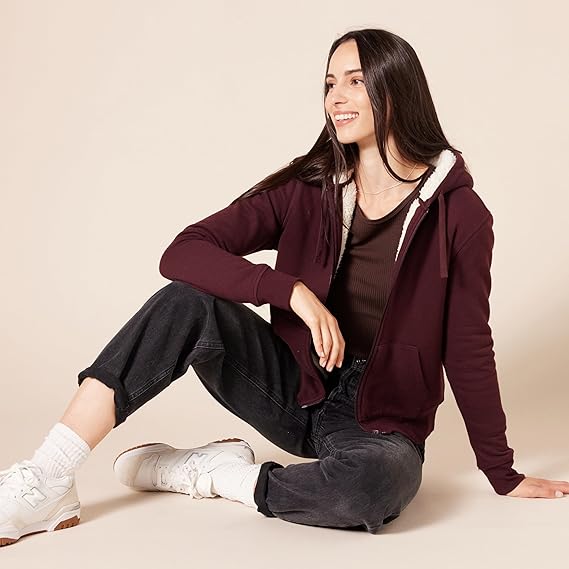 Upgraded Warm Sherpa Lined Hoodie Jacket