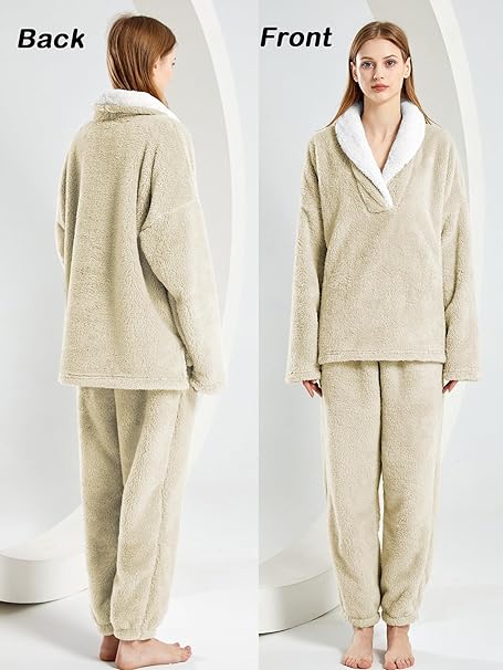 Cozy Plush Winter Pajama Lounge Essentials Set